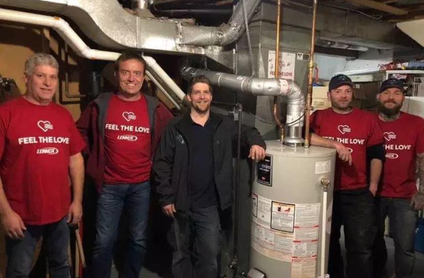Organization Gives Mom and Son with Muscular Dystrophy A New Furnace