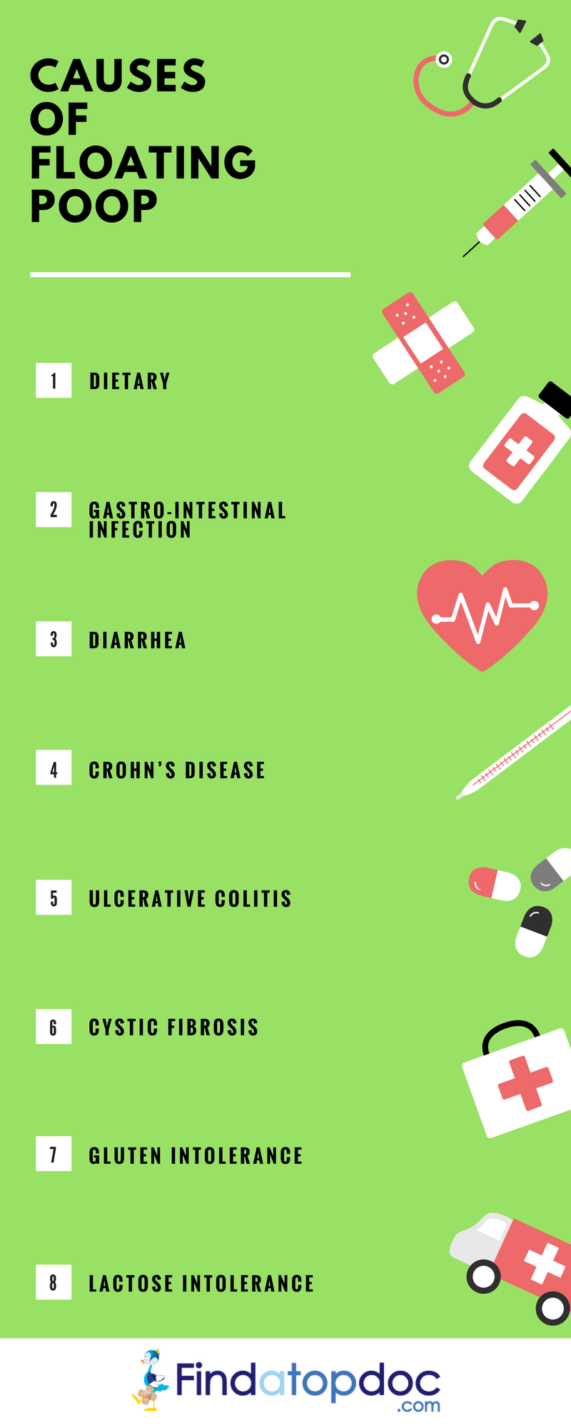 Causes of Floating Poop