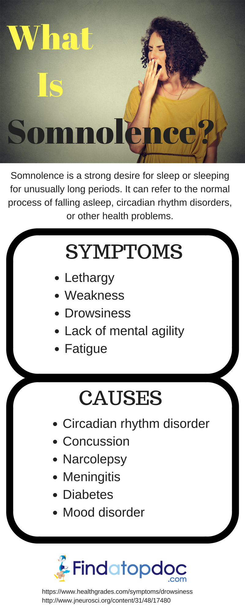 What is Somnolence: Causes and symptoms